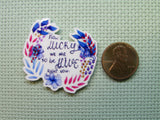 Second view of the How Lucky We Are To Be Alive Right Now, Hamilton Needle Minder