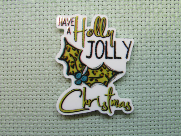 First view of the Have A Holly Jolly Christmas Needle Minder