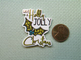 Second view of the Have A Holly Jolly Christmas Needle Minder