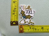 Third view of the Have A Holly Jolly Christmas Needle Minder