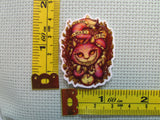 Third view of the We Are All Mad Here Cheshire Cat Needle Minder