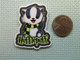 Second view of the Hufflepuff Badger Needle Minder