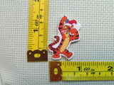 Third view of the Christmas Tigger Needle Minder