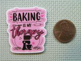 Second view of the Baking Is My Therapy Needle Minder