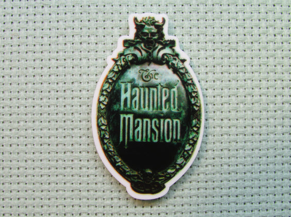 First view of the Haunted Mansion Sign Needle Minder