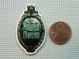 Second view of the Haunted Mansion Sign Needle Minder