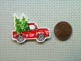 Second view of the Christmas Truck Needle Minder