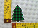 Third view of the Green and Black Plaid Christmas Tree Needle Minder