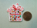 Second view of the Festive Christmas Package Needle Minder