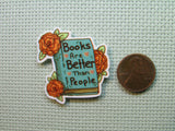 Second view of the Books are Better Than People Needle Minder