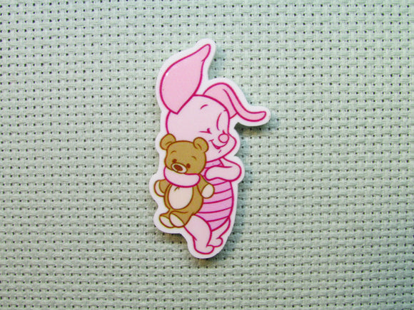First view of the Piglet Holding a Bear Needle Minder