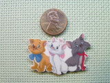 Second view of the Aristrocat Trio of Cats Needle Minder