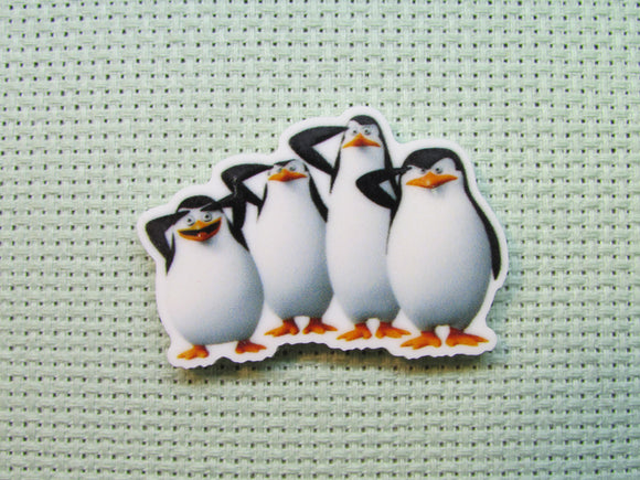 First view of the Penguins of Madagascar Needle Minder