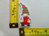 Third view of the Gift Giving Gnome Needle Minder