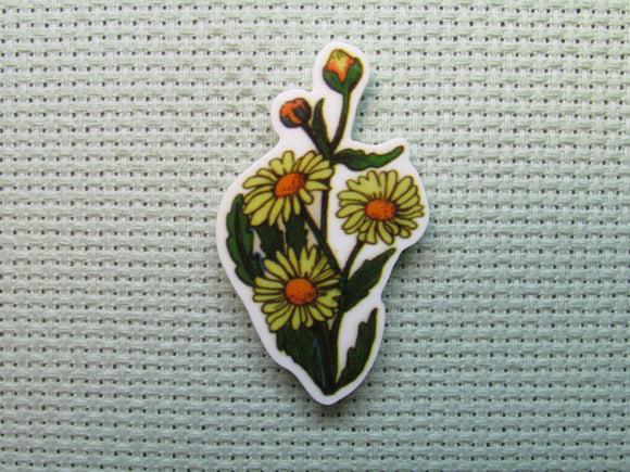 First view of the Yellow Daisies Needle Minder