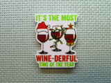 First view of the It's the Most Wine-derful Time of the Year Needle Minder