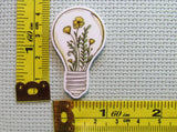 Third view of the Yellow Flowers in a Lightbulb Needle Minder