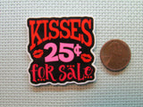Second view of the Kisses For Sale Needle Minder