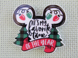 First view of the Mouse Head Favorite Time of the Year Needle Minder
