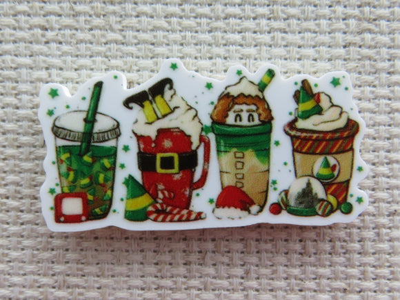 First view of Yummy Elf Christmas Drinks Needle Minder.
