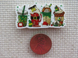 Second view of Yummy Elf Christmas Drinks Needle Minder.