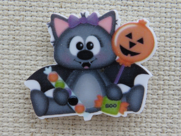 First view of Playful Bat with Candy Treats Needle Minder.