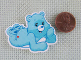 Second view of the Blue Care Bear Needle Minder