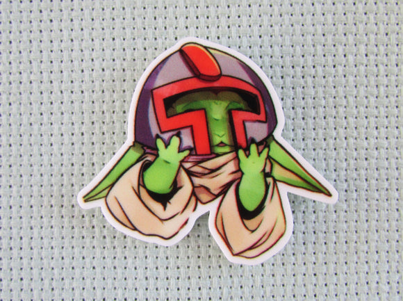First view of the Alien Baby in a Helmet Needle Minder