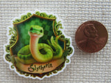 Second view of Slytherin Snake Needle Minder.