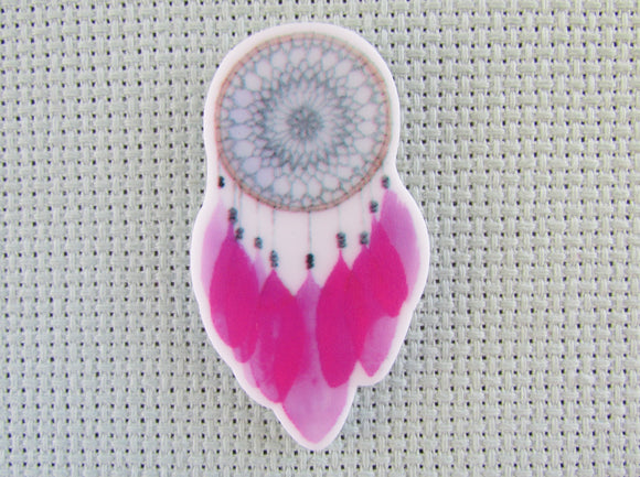 First view of the Pink Dreamcatcher Needle Minder