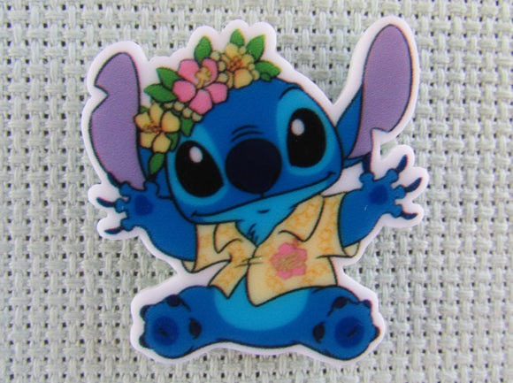 First view of the Stitch in a Hawaiian Shirt Needle Minder
