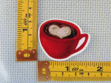 Third view of the For the Love of Coffee/Cocoa Needle Minder