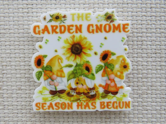 First view of The Garden Gnome Season Has Begun Needle Minder.