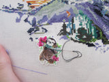 Third view of the Flowery Sloth Needle Minder