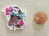 Second view of the Flowery Sloth Needle Minder