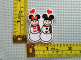 Third view of the A Pair of Tourist Snowmen Needle Minder
