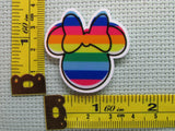 Third view of the Rainbow Minnie Head Needle Minder