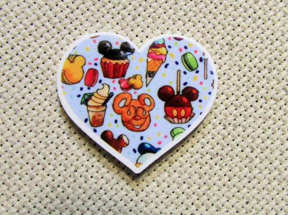 First view of the Disney Treats in a Heart Needle Minder