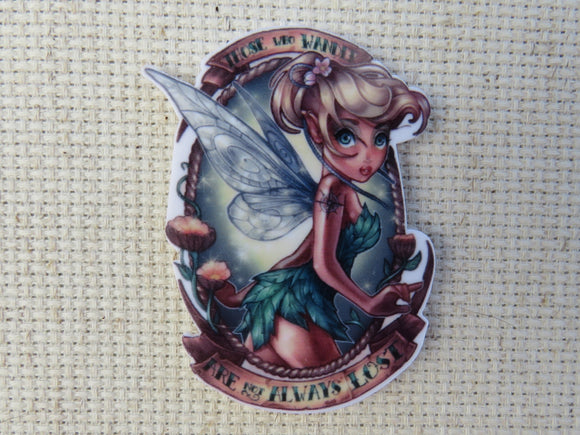 First view of Extra Large Pixie Not All Who Wander Are Lost Needle Minder.