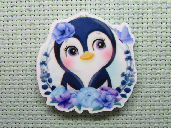 First view of the Pretty Penguin Needle Minder