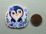 Second view of the Pretty Penguin Needle Minder