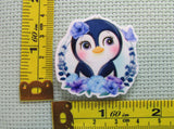 Third view of the Pretty Penguin Needle Minder