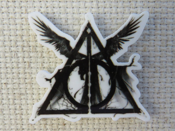 First view of Deathly Hallows Emblem Needle Minder.