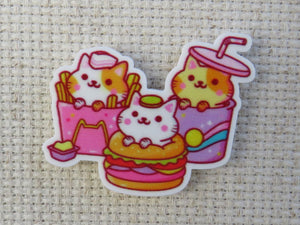 First view of Three Kitty Cat Cupcakes Needle Minder.