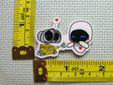 Third view of the Wall-E and Eve Needle Minder
