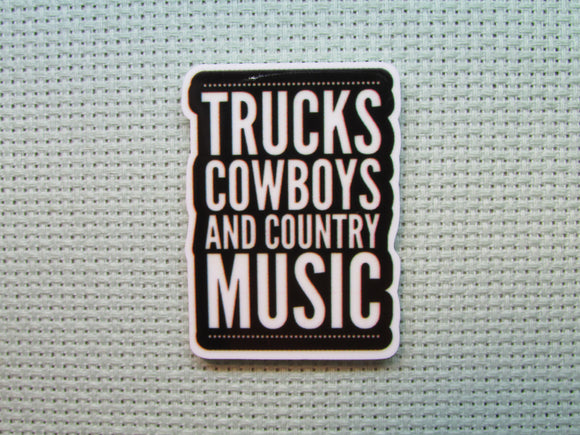 First view of the Trucks, Cowboys and Country Music Needle Minder
