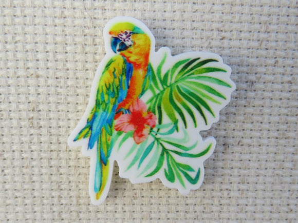 First view of Beautiful Blue and Gold Macaw Needle Minder.