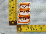 Third view of the Three Marshmallow Smore Needle Minder