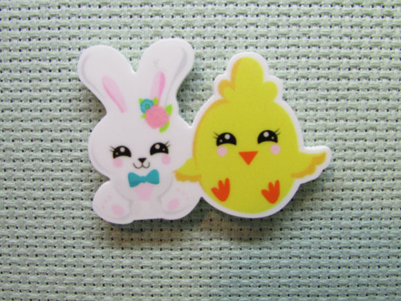 First view of the Easter Bunny and Chick Needle Minder