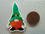 Second view of the St Patrick's Day Gnome Needle Minder